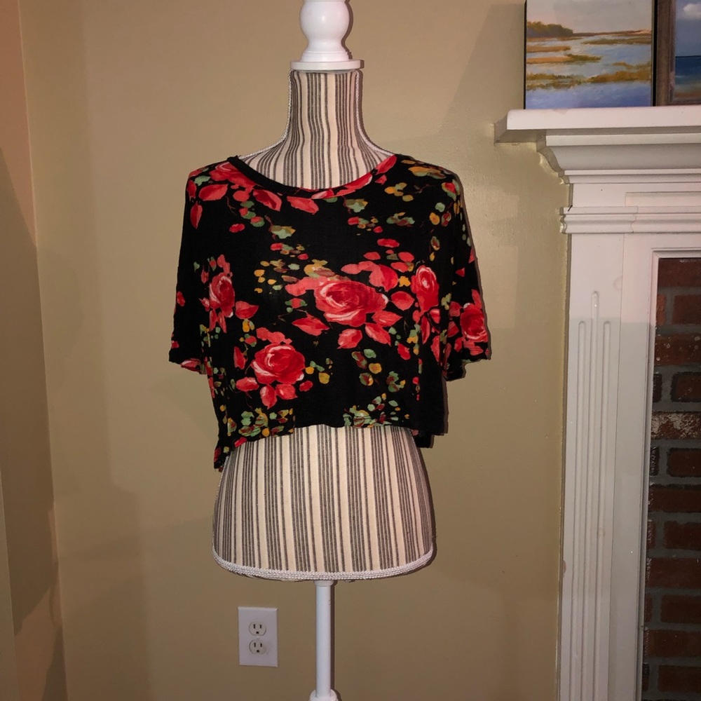 Forever 21 women’s size S black off shoulder top